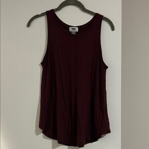 Old Navy Deep Burgundy Tank Top